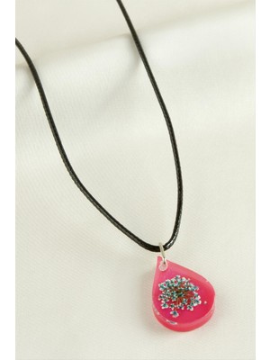 Ayena Moda Sultan Çiçeği Damla Epoksi Kolye