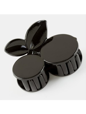 Ayena Moda 8 cm  Kiraz Siyah Renkli Mandal Toka 1 Adet