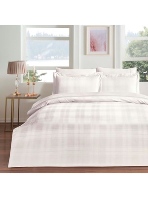 Taç Carly Jakar Çift Kişilik Nevresim Takımı Ekru