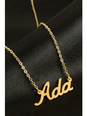 Ayena Moda Ada Isimli Kolye (Kişiye Özel)