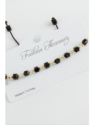 Ayena Moda Küp Top Metal Kristal Bileklik