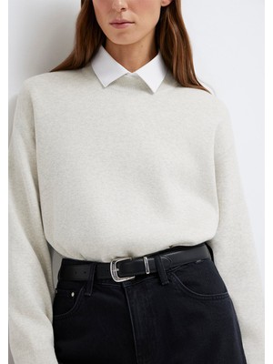 Mavi Siyah Suni Deri Kemer 1913837-900