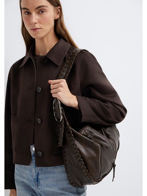 Mavi Kahverengi Omuz Çantası 1913830-26823