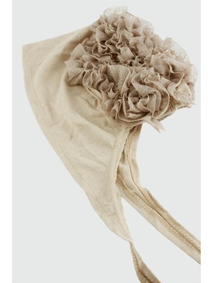 Ayena Moda Dikişli Fırfırlı Bone