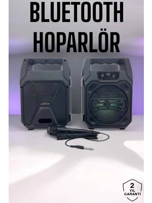 Ayena Moda 6.5 Inç Kablosuz Hoparlör Bluetooth Bağlantılı Yüksek Ses Kaliteli