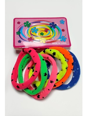 Ayena Moda Yıldız Desenli Havlu Toka 6 Adet