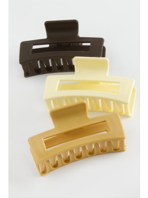 Ayena Moda Dikdörtgen Renkli Mandal Toka 8 cm