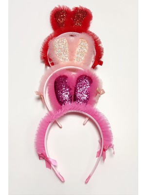 Ayena Moda Kulak Simli Tüllü Çocuk Taç