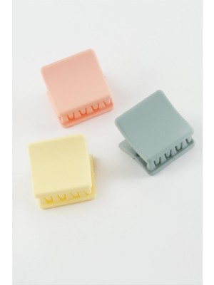 Ayena Moda 4 Adet Kare Minik Mandal Toka 2 cm