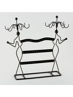 Ayena Moda Kadın Figürlü Bileklik ve Küpe Standı