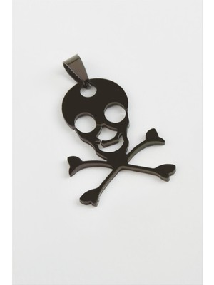 Ayena Moda Kuru Kafa Çelik Kolye Ucu 3 cm