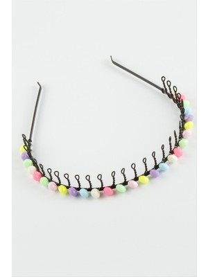 Ayena Moda Kristal Metal Taç