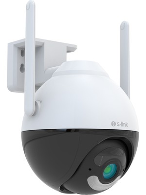Ayena Moda S-Lınk SL-PTZ04 Akıllı Güvenlik Kamerası Wifi 4mpix 3.6mm Lens 25M. Gece Görüşü Hareket Algılama Iki Yönlü Ses Micro Sd Kartlı Tuya YAZILIM(1923)