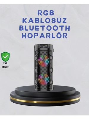 Ayena Moda Bluetooth 5.0 Destekli Yüksek Ses Kaliteli Hoparlör