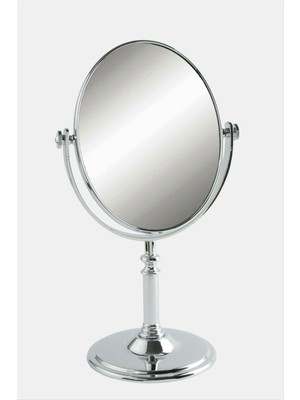 Ayena Moda Oval Gümüş Renkli Masa Aynası 28 cm (3816)