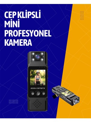 Ayena Moda Kablosuz Wifi Bağlantılı Full Hd Mini Kamera – Döngüsel Kayıt ve Hareket Algılama Özellikli