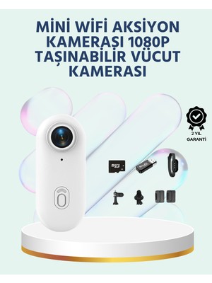 Ayena Moda Geniş Açı Lensli Wifi Spor ve Vlog Kamerası