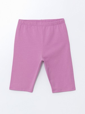 Lc Waikiki Yeni Sezon Beli Lastikli Kız Çocuk Kısa Tayt