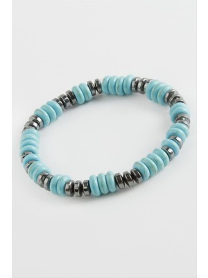 Ayena Moda Hematit Turkuaz Doğaltaş Bileklik