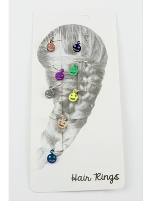 Ayena Moda Emoji Saç Yüzüğü