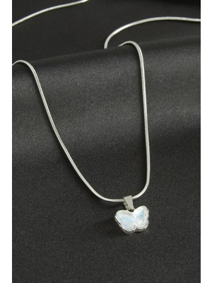 Ayena Moda Kelebek Çelik Kolye