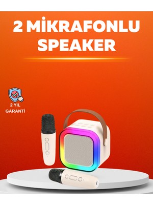 Ayena Moda Ses Efektli Mikrofonlu Kablosuz Karaoke Sistemi