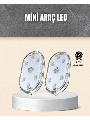 Ayena Moda Taşınabilir Manyetik Mini LED Lamba 7 Renk Seçenekli