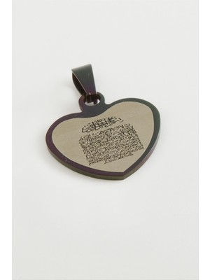 Ayena Moda Ayetel Kürsi Çelik Kolye Ucu 2,5 cm