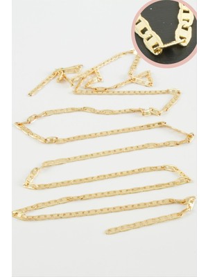 Ayena Moda 4 mm Oval Zincir 1 Metre