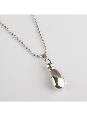 Ayena Moda Boks Eldiveni Figürlü Metal Kolye