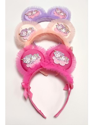 Ayena Moda Kulak Tüllü Çocuk Taç