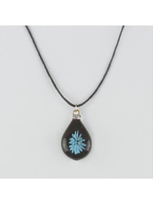 Ayena Moda Çiçek Cam Kolye