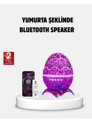 Ayena Moda Yıldızlı Gökyüzü Dinozor Yumurta Projektör –  Ayarlanabilir Parlaklık ve Hız