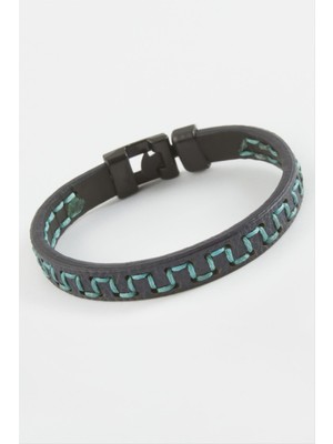 Ayena Moda Labirent Kaliteli Suni Deri Bileklik