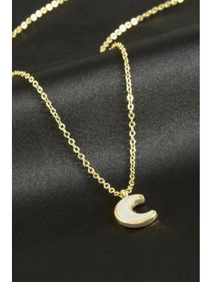 Ayena Moda Hilal Polyester Kolye