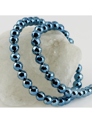 Ayena Moda 8 mm Fasetli Hematit Taşı