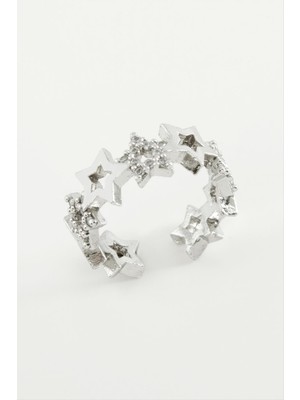 Ayena Moda Yıldız Zirkon Taşlı Yüzük