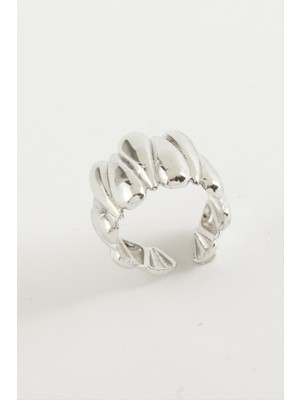 Ayena Moda Oval Metal Yüzük