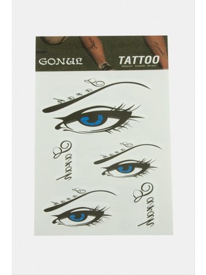 Ayena Moda Göz Tattoo Dövme Sticker