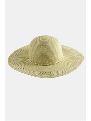 Ayena Moda Örgülü Hasır Şapka