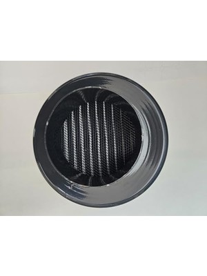 Mutfak Aspiratörü Çıkış Menfezi, Duvar Tipi (Gri, 100 Mm)