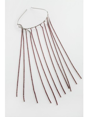 Ayena Moda Şerit Taşlı Gelin Tacı