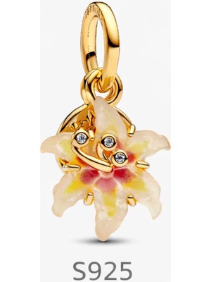 Lines Bijuteri A925 Rapunzel Karanlıkta Parlayan Eşek Çiçeği Charm