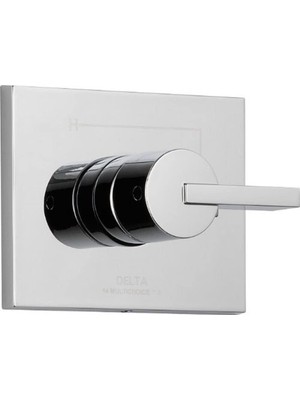 Vero 14 Serisi Tek Işlevli Duş Kolu Valfi Kiti, Krom T14053 (Vana Dahil Değildir)