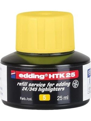 HTK25 Fosforlu Kalem Yedek Mürekkep Sarı