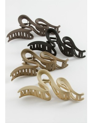 Ayena Moda Yılan Renkli Mandal Toka 12 cm