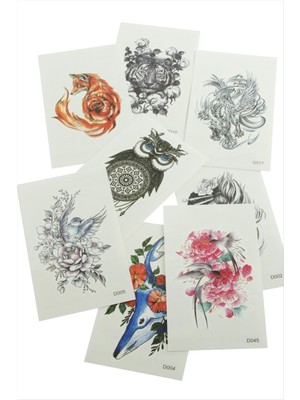 Ayena Moda Karışık Tattoo Dövme Sticker