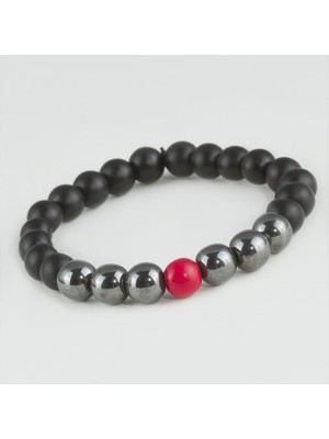 Ayena Moda Onix-Hematit Doğaltaş Bileklik