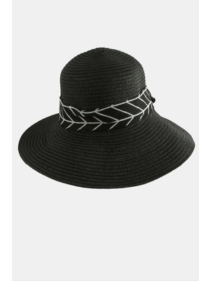 Ayena Moda Fiyonglu Hasır Şapka