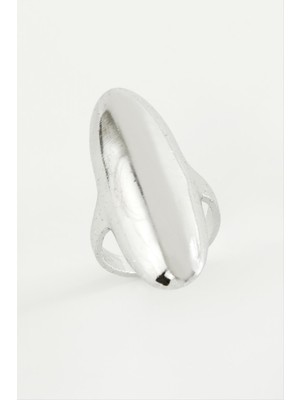 Ayena Moda Oval Metal Yüzük